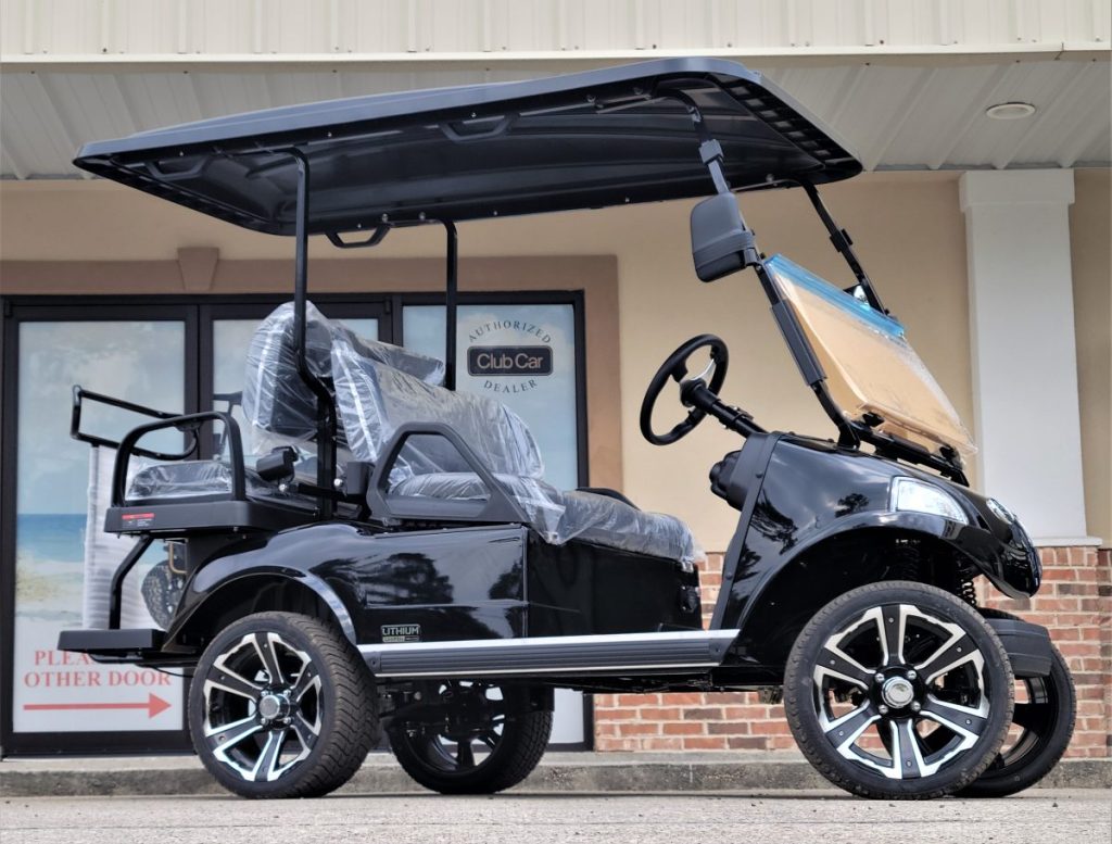 2024 EVOLUTION CLASSIC 4 PRO GOLF CART Gulf Coast Golf Carts   Black C4p 1024x777 